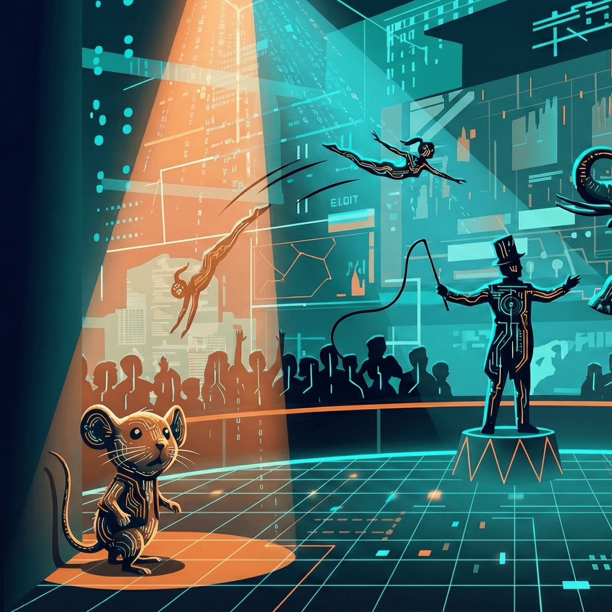 mouse in the spotlight