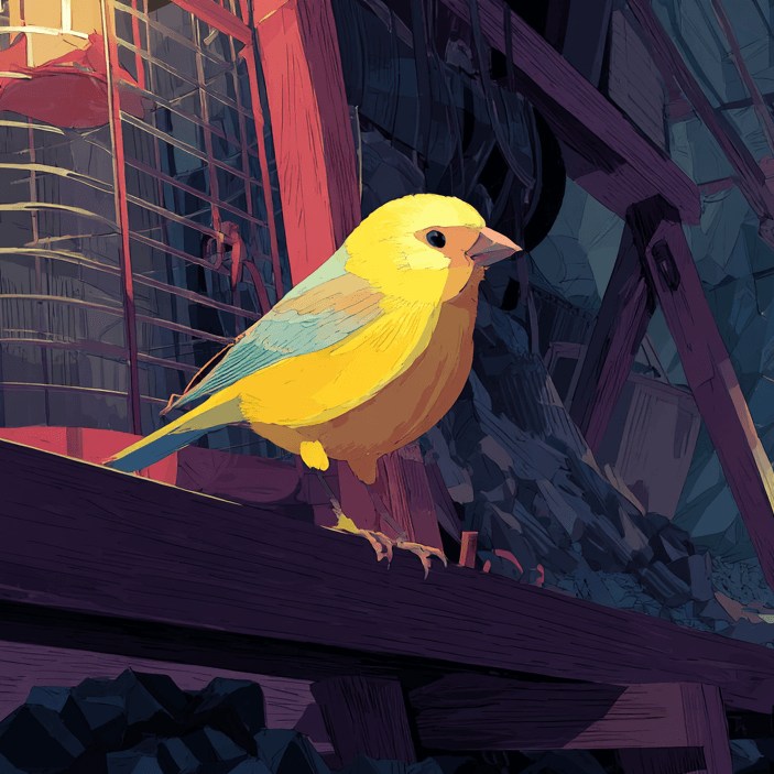 canary in a coal mine