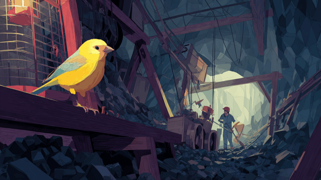 canary in a coal mine